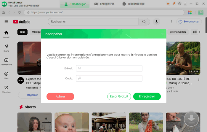 Lancez NoteBurner YouTube Video Downloader