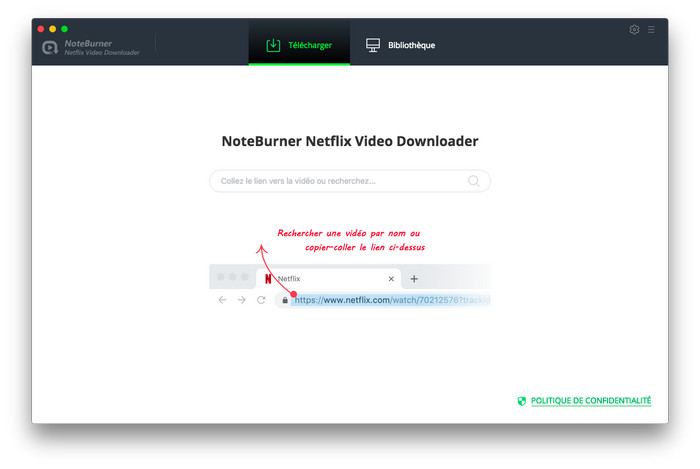 Lancez Netflix Video Downloader sur Mac